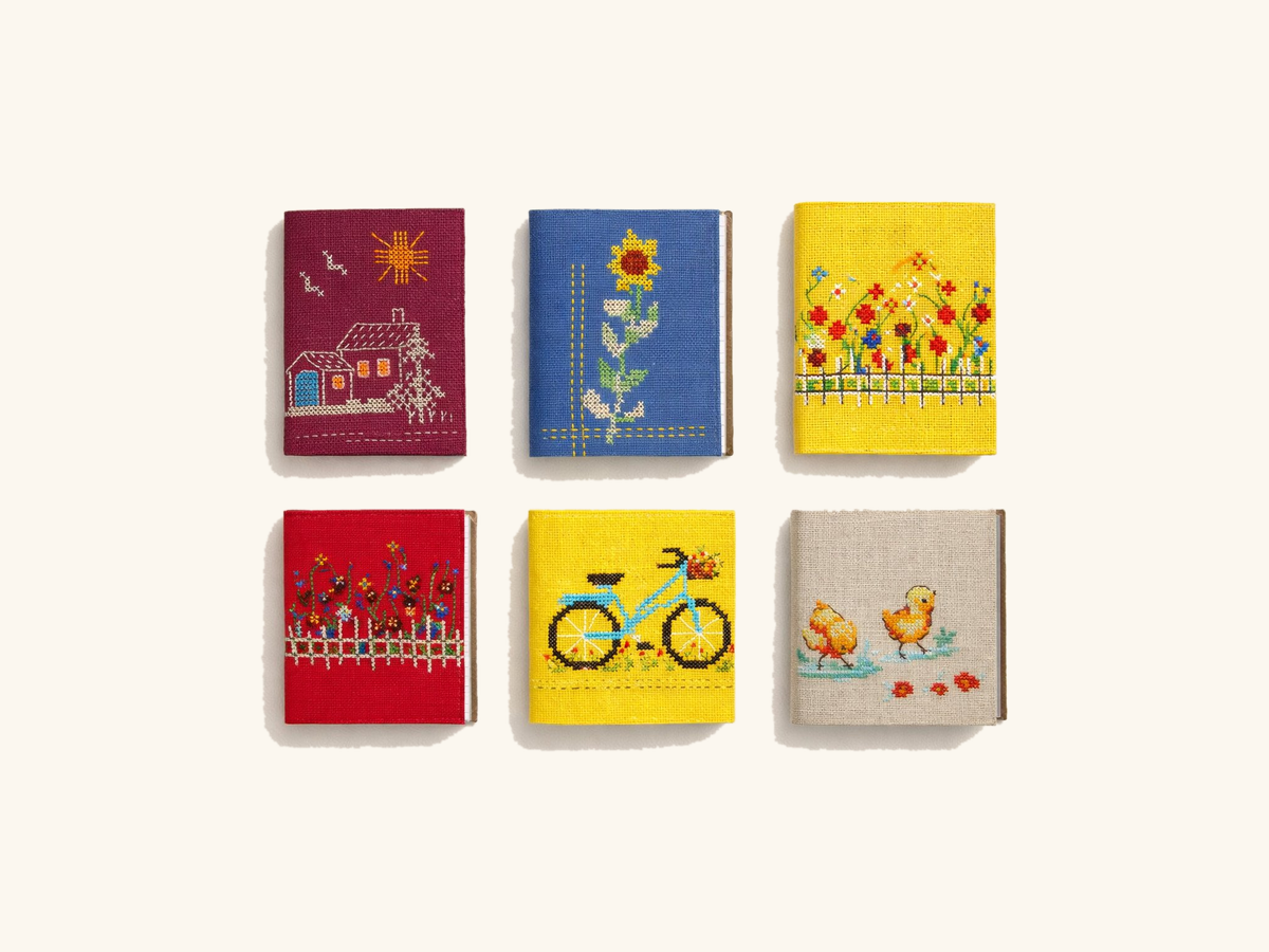Jute Embroidered Diaries